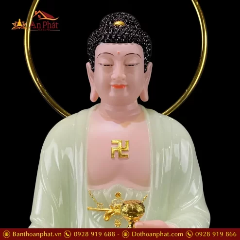 tuong phat a di da bang bot da thach ngoc vien vang dung may song lien cao cap t249700003