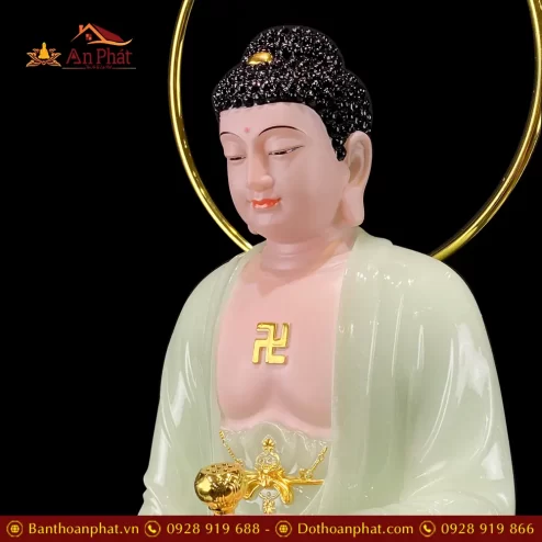 tuong phat a di da bang bot da thach ngoc vien vang dung may song lien cao cap t249700008