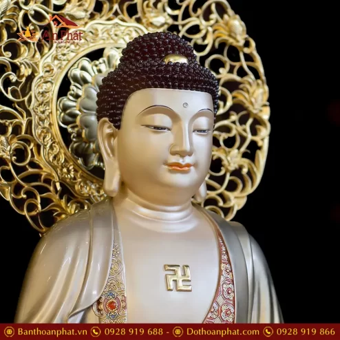 tuong phat a di da bang dong vien vang man bao dang ngoi la de t249100004