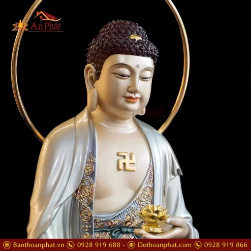 tuong phat a di da dang dung dong son men co cao cap t249000003