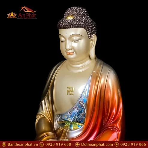 tuong phat a di da ngoi de hoa sen bang dong cao cap t254200001