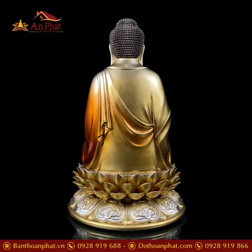 tuong phat a di da ngoi de hoa sen bang dong cao cap t254200003