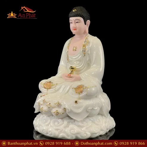 tuong phat a di da ngoi de may bot da trang vien vang t251100004