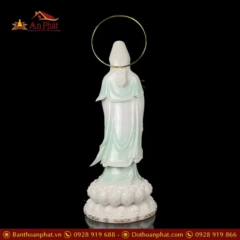 tuong phat ba quan am bo tat dung bot da xanh thien thanh cao cap t257600003
