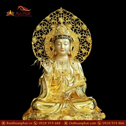 tuong phat ba quan am ngoi dai sen bang dong men co vien vang man bao t256900006