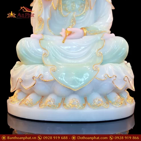 tuong phat ba quan am ngoi dai sen bot da mau thien thanh co la de t254900003