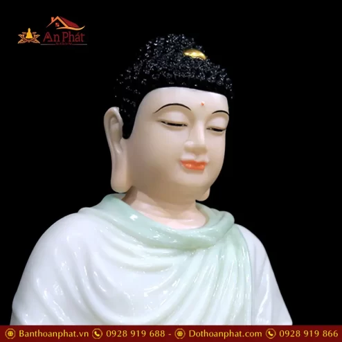 tuong phat bon su thich ca bot da xanh thien thanh ngoi dai sen cao cap t261200007