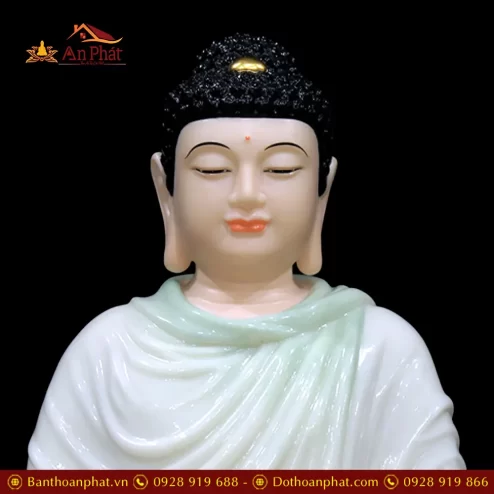 tuong phat bon su thich ca bot da xanh thien thanh ngoi dai sen cao cap t261200008