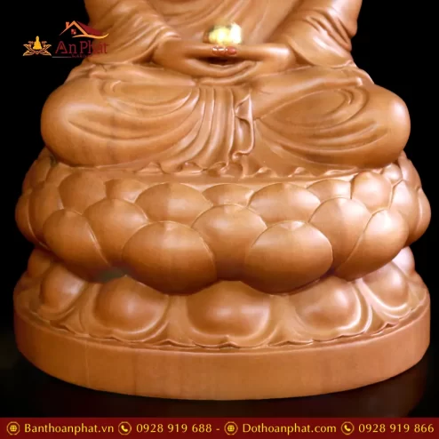 tuong phat bon su thich ca go long nao dang ngoi cao cap t260800003