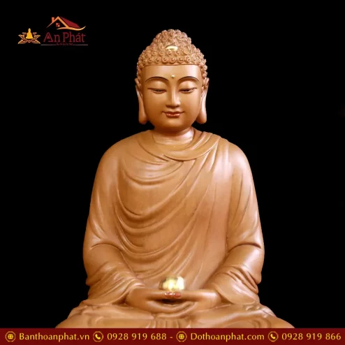 tuong phat bon su thich ca go long nao dang ngoi cao cap t260800004