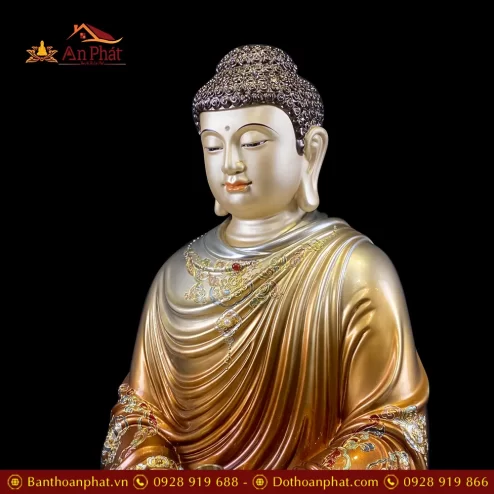 tuong phat bon su thich ca tinh tam dong cao cap son men co t261600003