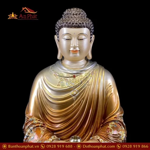 tuong phat bon su thich ca tinh tam dong cao cap son men co t261600006