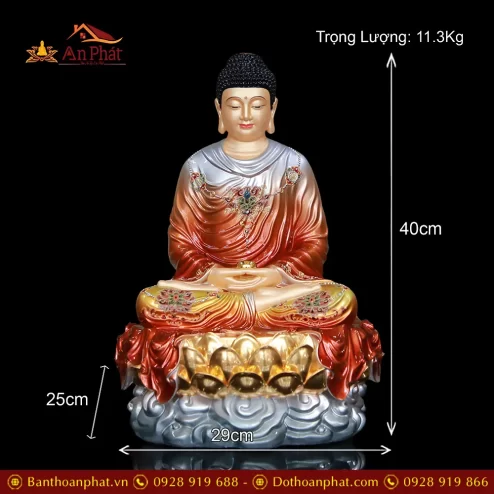tuong phat bon su thich ca toa van dong co anh kim cao cap t260500002