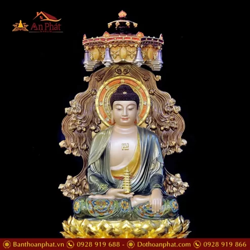 tuong phat duoc su dong cao cap co long che ngoi de non nuoc t269100003