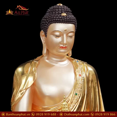 tuong phat duoc su dong dat vang dang ngoi an bao t269300003