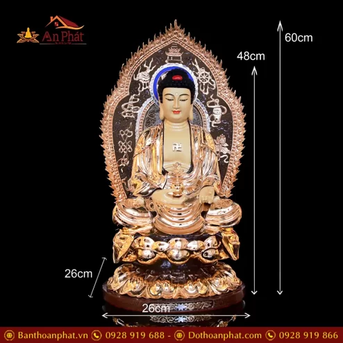 tuong phat duoc su dong ma vang co la de dang ngoi cao cap t269200001