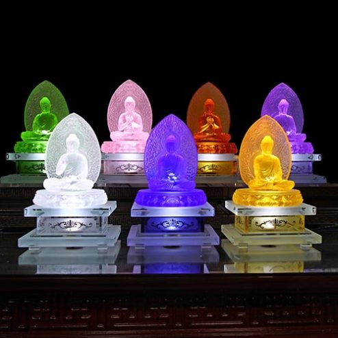 Tượng Phật Dược Sư Thất Phật Lưu Ly Cao Cấp Có Đế Vuông T2684