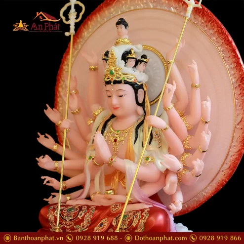 tuong thien thu thien nhan nghin mat nghin tay bot da son mau ve gam t267300002