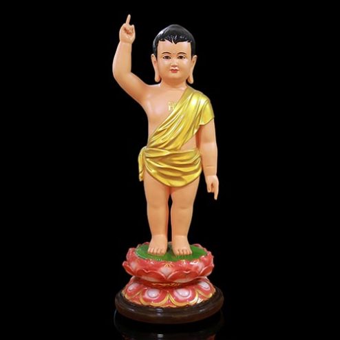 Tượng Phật Đản Sanh Composite Nhập Khẩu T2745